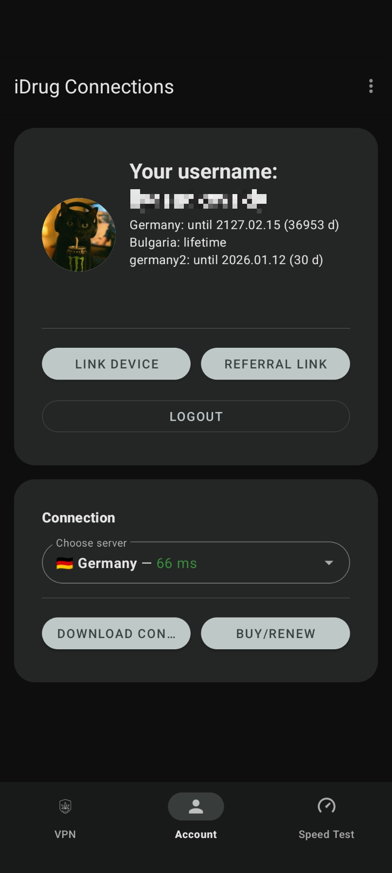 Профиль iDRUG